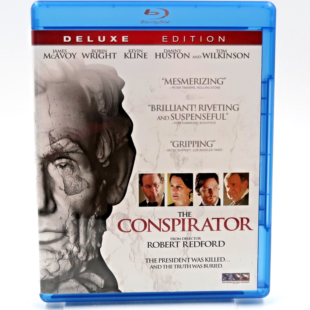 The Conspirator Blu-ray 2011 Deluxe Edition James McAvoy Robin Wright Movie